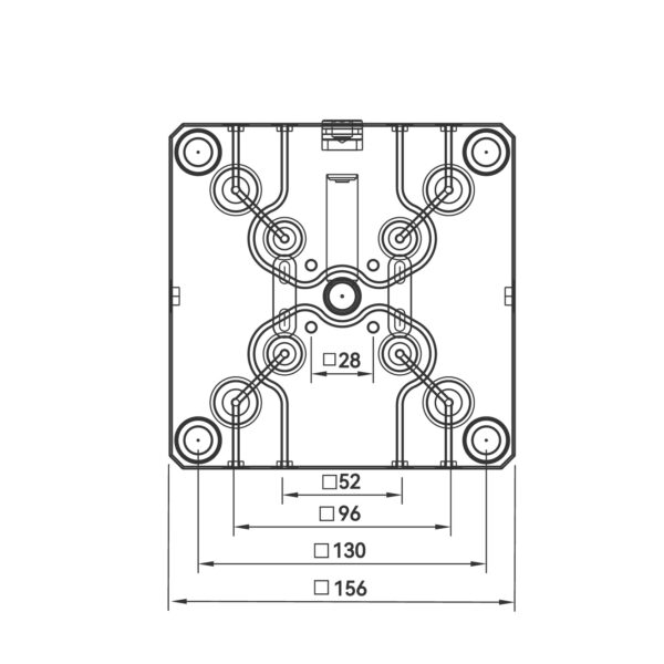 TMC - Square 96 & 52 Zero Point Plate - Image 2