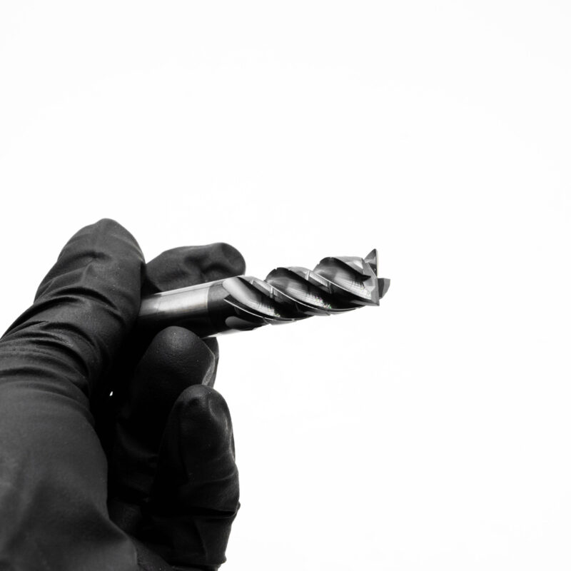 Variable Helix TiAlN Coated Tungsten Carbide End Mill – 4 Flute - Image 5