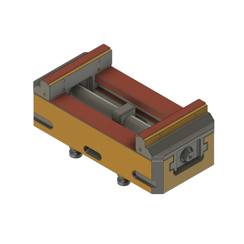125x260mm Self-Centering Vice with Fixed Jaws - Image 4