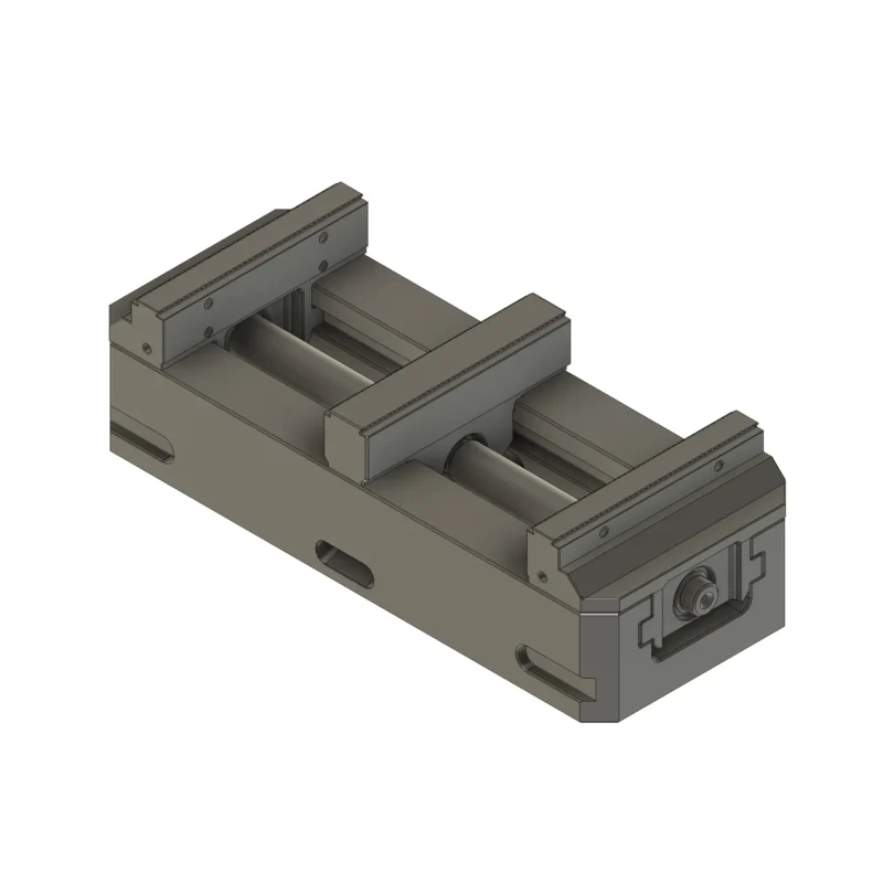 125x310mm Twin Station Self-Centering Vice with Fixed Jaws