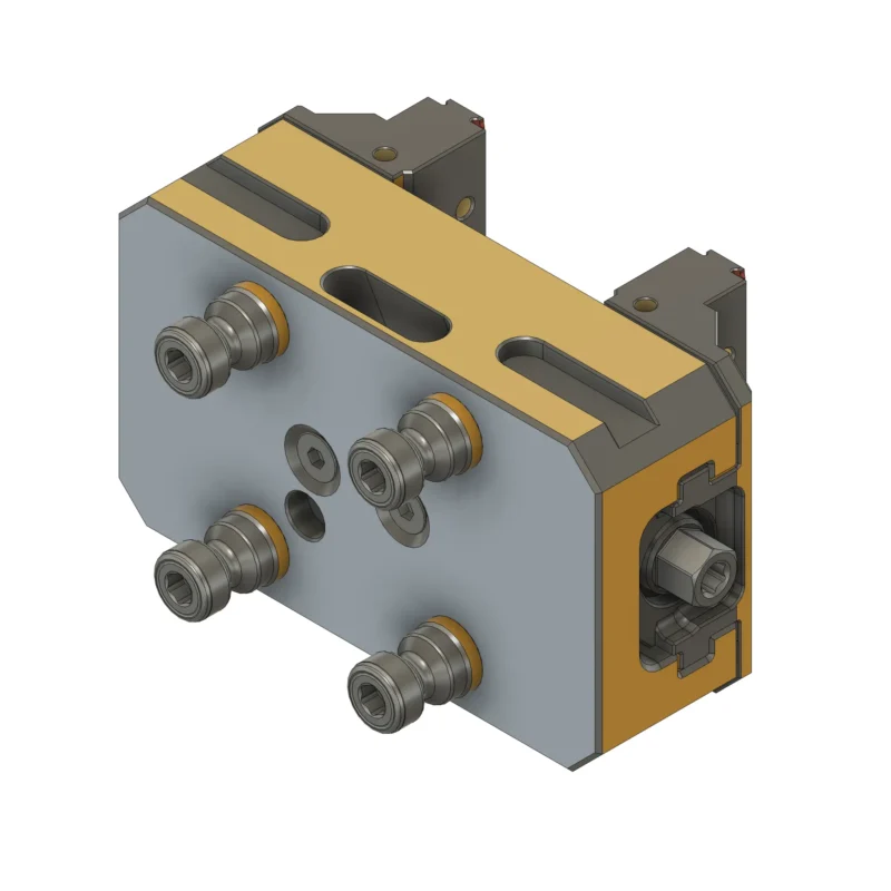 77x130mm Self-Centering Vice with Fixed Jaws - Image 3