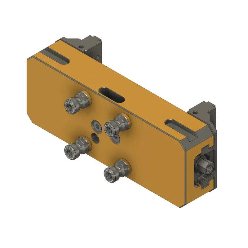 77x210mm Self-Centering Vice with Fixed Jaws - Image 3