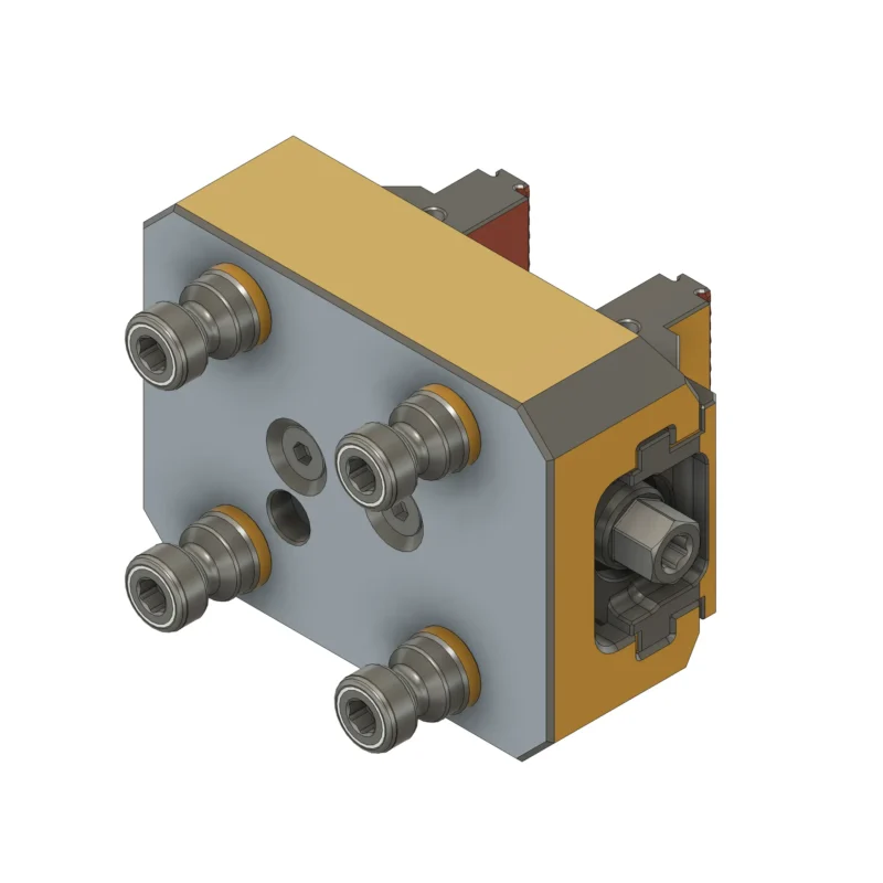 77x90mm Self Centering Vice with 40mm Narrow Fixed Jaws - Image 3