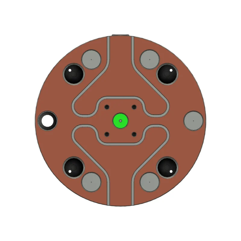 Zero-Point Plate – Round – Ø176x27mm – Grid 96 - Image 3