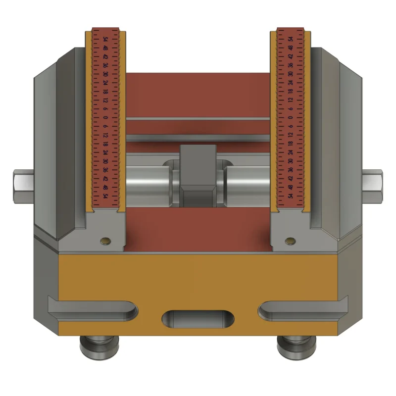 125x160mm Self-Centering Vice with Fixed Jaws - Image 3