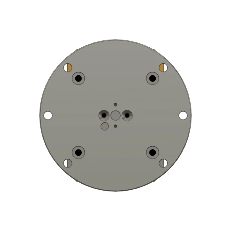 125x170mm Self-Centering Vice - Removeable Jaws - Round 197mm Base - Image 5