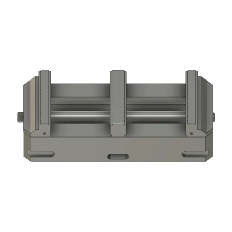 125x310mm Twin Station Self-Centering Vice with Fixed Jaws - Image 3
