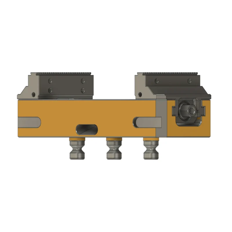 77x210mm Self-Centering Vice with Fixed Jaws - Image 4