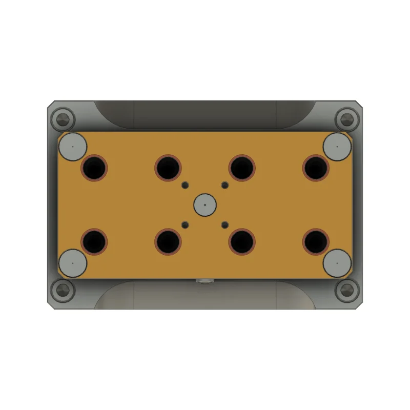 208x104x27mm Dual Plate, Zero Point Plate, Grid 52