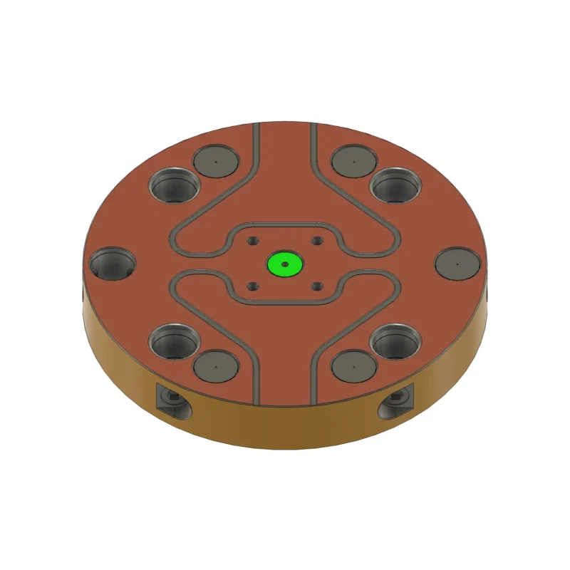 Zero-Point Plate – Round – Ø176x27mm – Grid 96 - Image 4