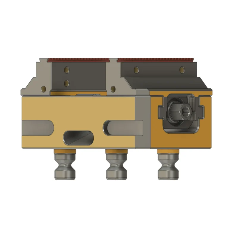 77x130mm Self-Centering Vice with Fixed Jaws - Image 4