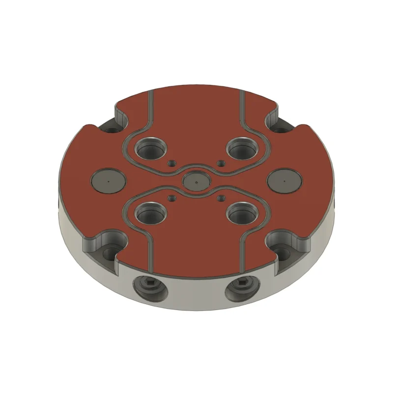 Zero Point Plate - Round - Ø157x27mm - Grid 52 - Image 4