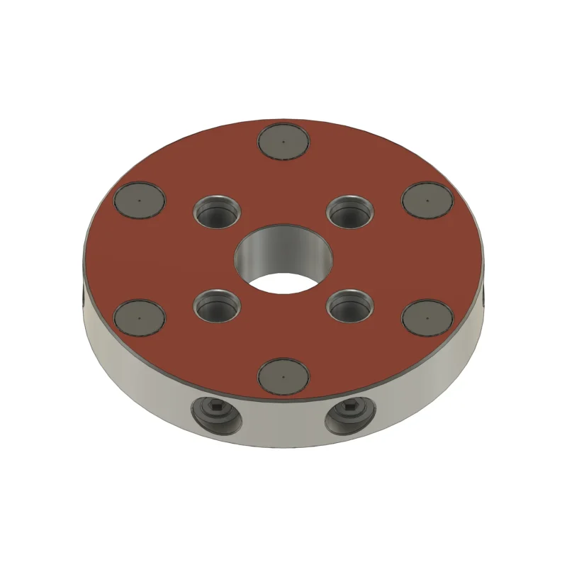 Zero Point Plate - Round - Ø157x27mm (Centre Hole) - Grid 52