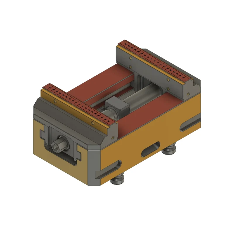 125x210mm Self-Centering Vice with Fixed Jaws