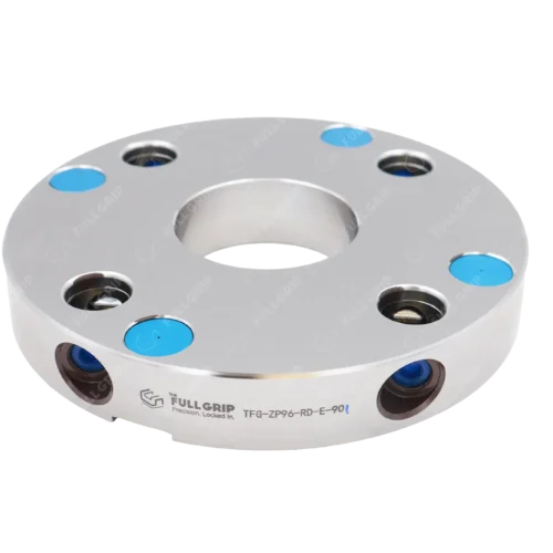 Zero-Point Plate – Round – Ø176x27mm (Centre Hole) – Grid 96