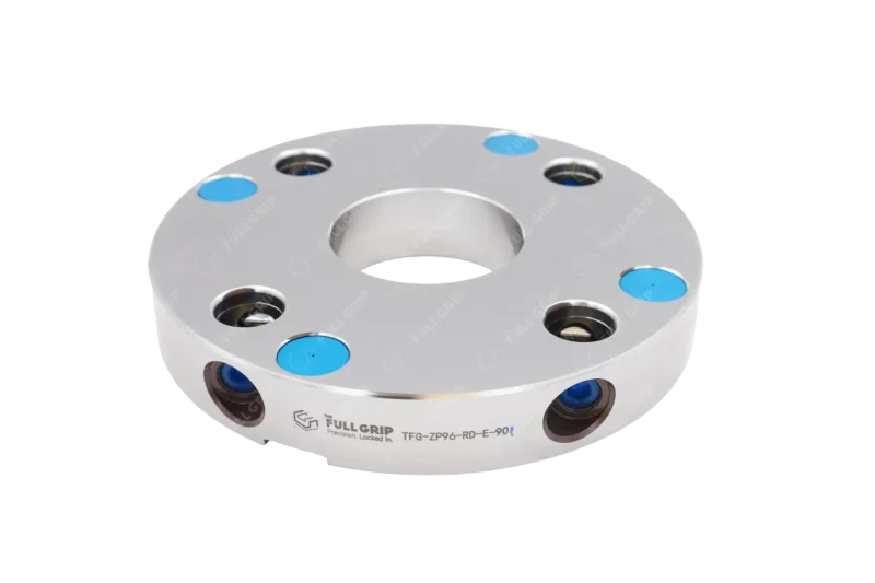 Zero-Point Plate – Round – Ø176x27mm (Centre Hole) – Grid 96