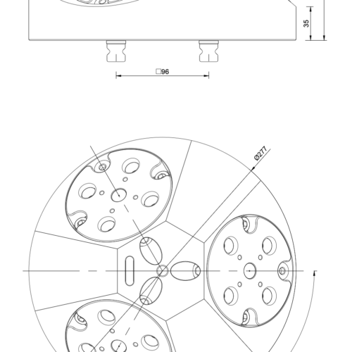 Ø277mm Tri-Riser – System 52